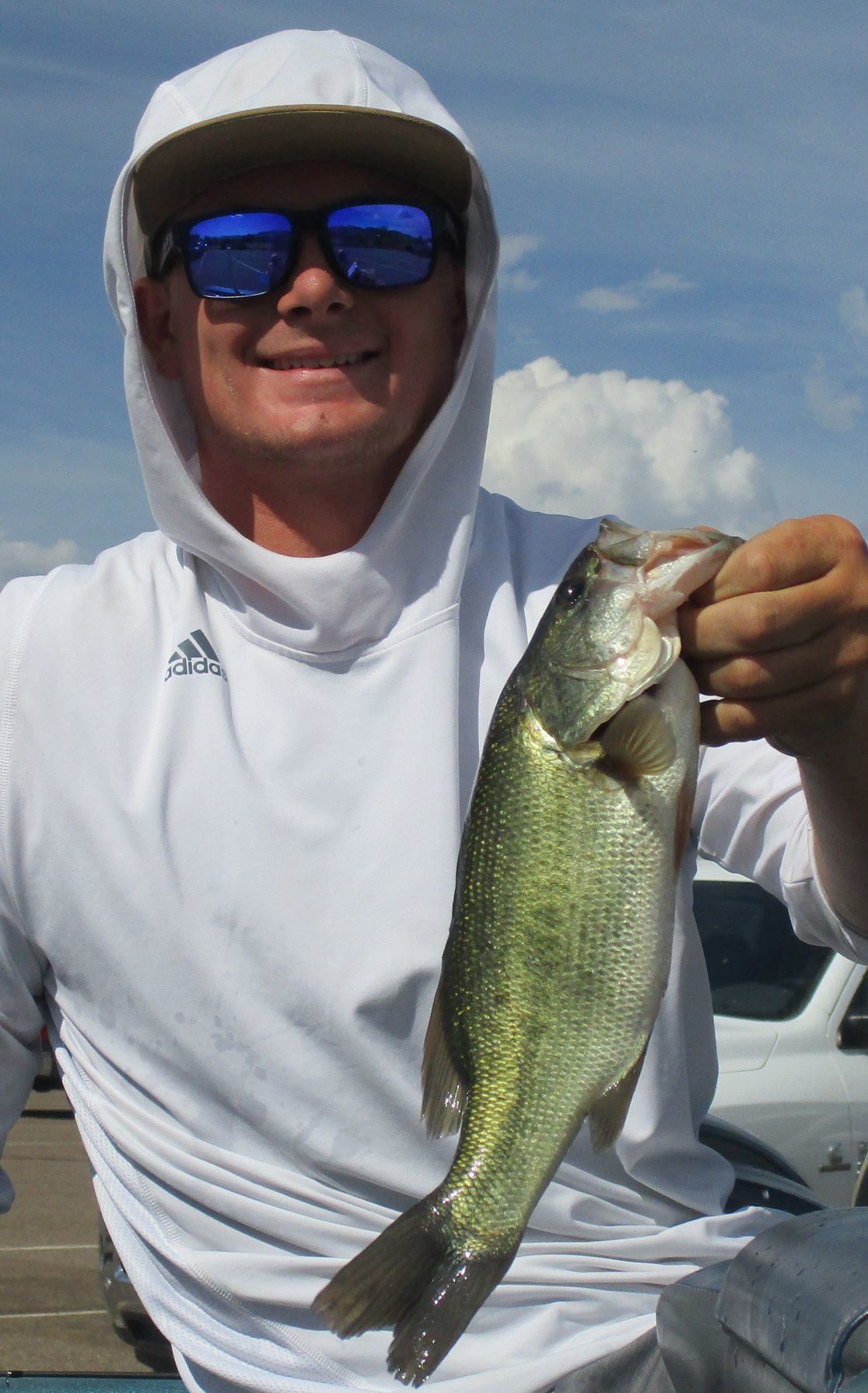 Trey Glasscock with fish contributed